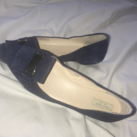 COLE HAAN KARMEN KILTED BALLET SHOES - Picture 9 of 10